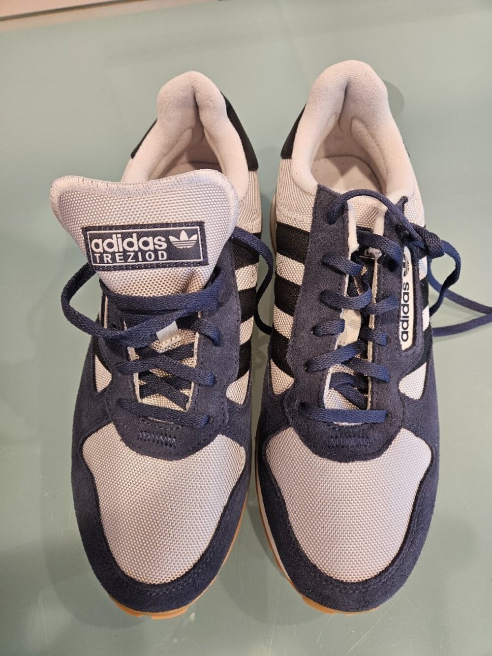 Adidas Original Treziod 2 JQ9041 Grey/Black/Blue Size 9 NWTB